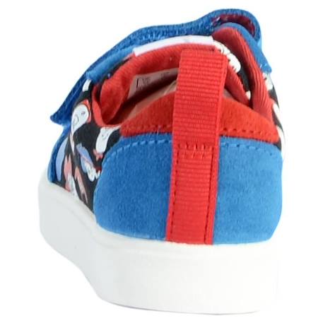 Basket Enfant - CLARKS - City Howdy T - Cuir - Scratch - Bleu Combi BLEU 3 - vertbaudet enfant 