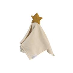 Tissu câlin hochet en coton - KINDSGUT - Jaune - Bébé - 35 x 4 x 40 cm  - vertbaudet enfant