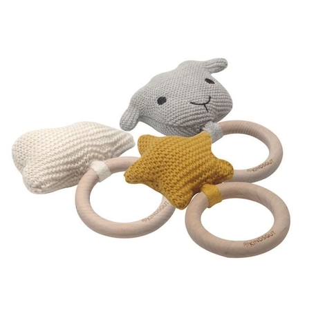 Jouet à saisir au crochet motif Mouton GRIS 4 - vertbaudet enfant 