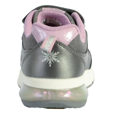 Basket Geox Enfant/Fille J Spaceclub G. B - PE.GB+GB SU GRIS 3 - vertbaudet enfant 