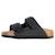 Sandales enfant Scholl Alex Noir - Cuir - Bride - Plat NOIR 1 - vertbaudet enfant 