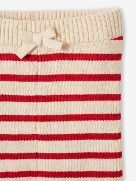 Ensemble de Noël 2 pièces bébé en tricot beige chiné 6 - vertbaudet enfant 