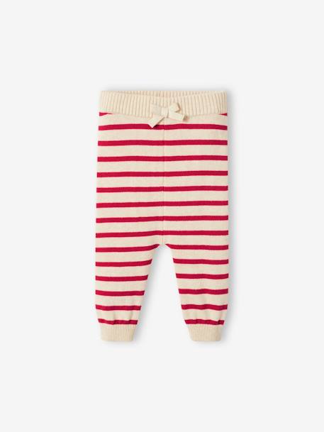 Ensemble de Noël 2 pièces bébé en tricot beige chiné 3 - vertbaudet enfant 