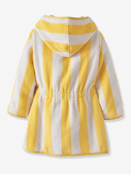 Peignoir de bain enfant rayures TRANSAT rayé jaune+rayé violet 6 - vertbaudet enfant 