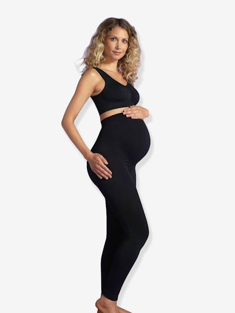 Legging de grossesse CARRIWELL soutien ventral et dorsal intégré noir 1 - vertbaudet enfant 