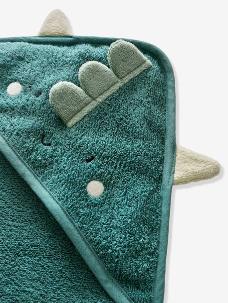 Cape de bain + gant DRAGON vert 6 - vertbaudet enfant 