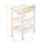 ROBA Table à Langer avec Baignoire Baby Pool en Bois Naturel + Matelas à Langer Hydrofuge et Étagères en tissu - Plan Pivotable BEIGE 4 - vertbaudet enfant 