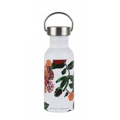 Garçon-Gourde en inox Petit Jour - Thème Hibiscus - 500ml