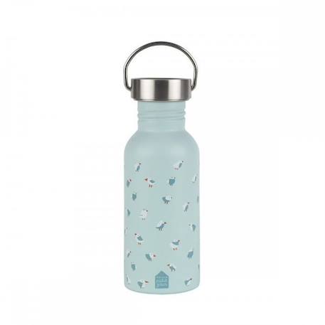 Garçon-Gourde enfant inox Les Mouettes - Petit Jour - bleu - 500 ml