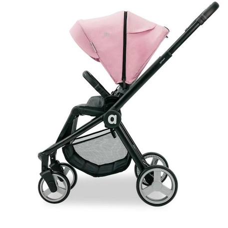 Poussette polyvalente - ASALVO - Génie Rose - Réversible - Habillage pluie BLANC 2 - vertbaudet enfant 