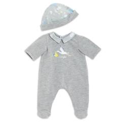 Jouet-Poupons et poupées-Pyjama de naissance pour poupon 36cm COROLLE - Gris - dès 2 ans