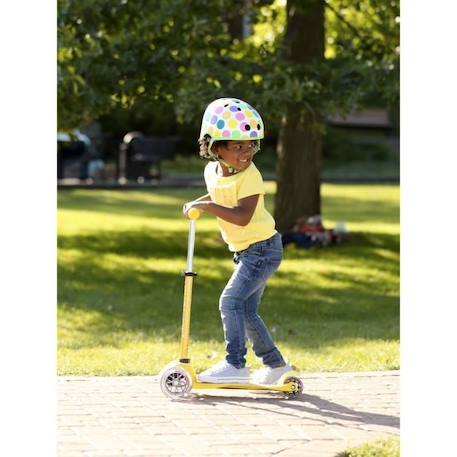 Trottinette 3 roues enfant - MICRO - Mini Micro Deluxe Jaune - Mixte - Loisir - 2 à 5 ans JAUNE 3 - vertbaudet enfant 