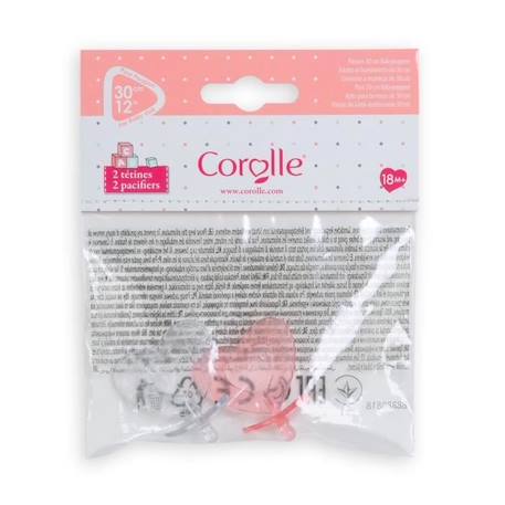 COROLLE - 2 tétines - pour poupon 30cm - Mon Premier Corolle - Rose - dès 18 mois ROSE 5 - vertbaudet enfant 