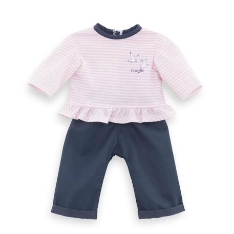 Ensemble T-Shirt et Pantalon Bords de Loire pour poupée Ma Corolle de 36 cm - COROLLE BLANC 1 - vertbaudet enfant 