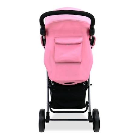 Poussette polyvalente - ASALVO - Poussette Paris - couleur Rose - 4 roues - Châssis en acier BLANC 3 - vertbaudet enfant 