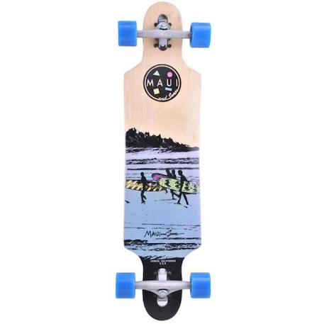 Longboard - MAUI & SONS - Search 4 Surf - Drop Through - Bleu - 36 pouces BLEU 1 - vertbaudet enfant 