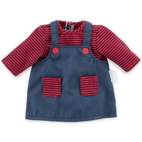 Robe Marinière pour poupon 36 cm COROLLE - Look sportwear chic - Dès 2 ans BLEU 1 - vertbaudet enfant 