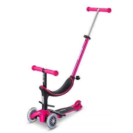 Micro - Trottinette évolutive - Mini 3en1 Révolution Rose BLANC 2 - vertbaudet enfant 