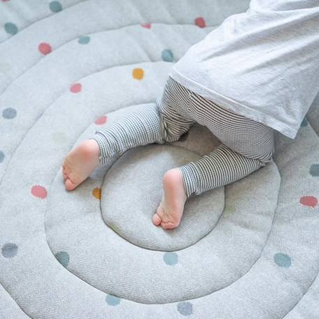 Tapis d'éveil - KINDSGUT - 100% coton - Gris - Avec arche jouet GRIS 4 - vertbaudet enfant 