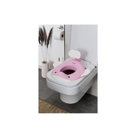 Réducteur de toilette baleine pour enfants - KINDSGUT - Rose pâle - Mixte - Bébé - Plastique ROSE 2 - vertbaudet enfant 