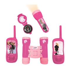 Jouet-Jeux éducatifs-Jeux scientifiques-Kit d'aventurier Barbie - Talkie-Walkies portée 120m, jumelles et boussole