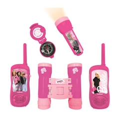 Jouet-Multimédia-talkie walkie-Kit d'aventurier Barbie - Talkie-Walkies portée 120m, jumelles et boussole