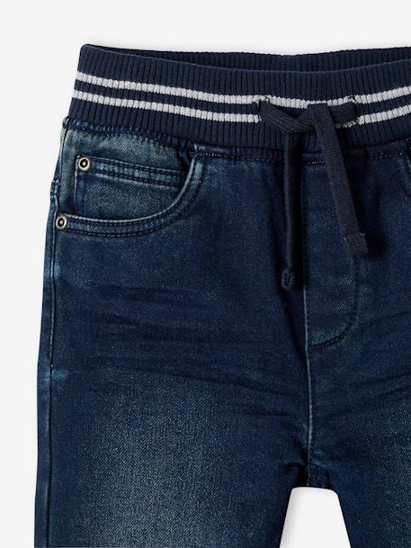 Pantalon en molleton effet denim intérieur chaud denim brut+stone 4 - vertbaudet enfant 