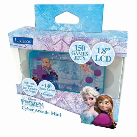 Console portable Cyber Arcade® pocket Reine des Neiges – écran 1.8'' 150 jeux dont 10 Reine des Neiges BLEU 3 - vertbaudet enfant 