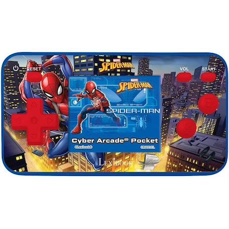 Console portable Cyber Arcade® Pocket Spider-Man – écran 1.8'' 150 jeux dont 10 Spider-Man BLEU 1 - vertbaudet enfant 