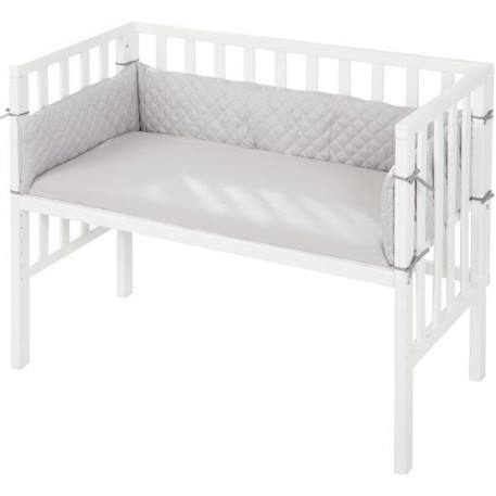 Berceau Cododo ROBA Style 2 en 1 + Matelas - Tour de lit et Barrière - Blanc BLANC 1 - vertbaudet enfant 