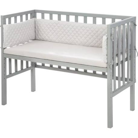 Berceau Cododo Réglable roba Style - ROBA - Taupe - Matelas PU - Tour de lit et Barrière GRIS 1 - vertbaudet enfant 