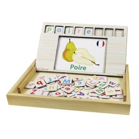 LEXIBOOK - Bio Toys - L’Ecole des mots bilingue Français / Anglais – Jeu en Bois BEIGE 3 - vertbaudet enfant 