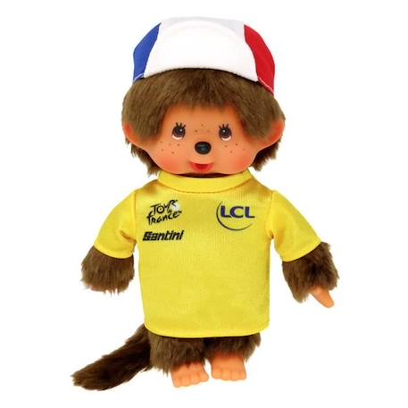 Peluche Monchhichi Tour de France - 20 cm - BANDAI VERT 2 - vertbaudet enfant 
