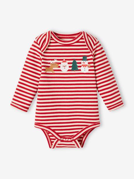 Lot de 2 bodies de Noël bébé rouge 3 - vertbaudet enfant 