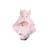 Cape de bain en coton lapin rose - KINDSGUT - Mixte - 0 mois - Naissance - Certifié OEKO-TEX ROSE 1 - vertbaudet enfant 