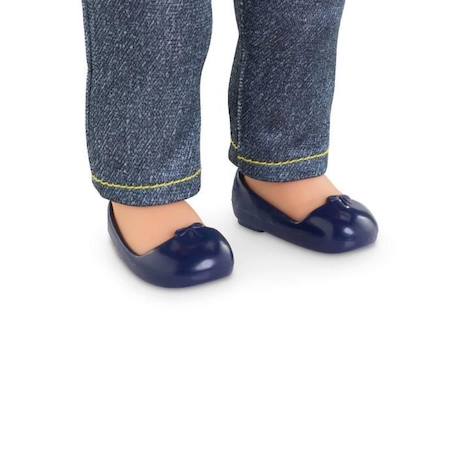 Ballerines pour poupée Ma Corolle - Corolle - Bleu marine - Matières douces - Convient aux poupées de 36cm BLEU 1 - vertbaudet enfant 