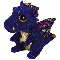 -Peluche - TY - Saffire le Dragon - 15 cm - Mixte - Rose/Bleu