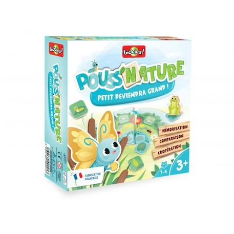 Bioviva - Pouss'nature Petit deviendra grand BLEU 1 - vertbaudet enfant 