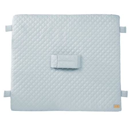 ROBA Matelas à Langer roba Style avec Ceinture de Maintien - 85 x 75 cm - Imperméable et Doux - Bleu Clair / Ciel BLEU 1 - vertbaudet enfant 