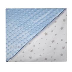 -Couverture  coton et minky Stella