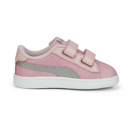 Basket Puma Smash v2 Glitz Glam Bébé ROSE 3 - vertbaudet enfant 