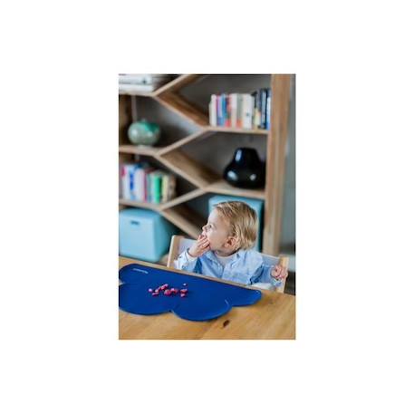 Set de table en silicone pour enfants - Kindsgut - Nuage - Bleu - Lavable - Antidérapant - Bébé BLEU 3 - vertbaudet enfant 