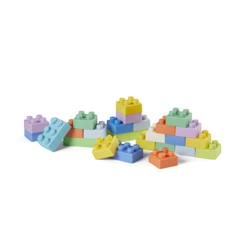 Jouet-Premier âge-Doudous et jouets en tissu-Mes Premières briques souples INFANTINO - 25 pièces