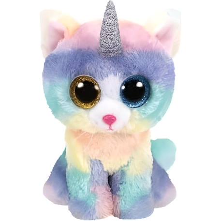 Peluche - TY - Heather Le Chat - Bleu Rouge - 15 cm - Mixte BLEU 1 - vertbaudet enfant 