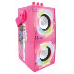 Jouet-Enceinte Tendance Bluetooth® portable avec micro et effets lumineux Barbie
