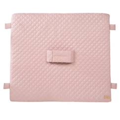 ROBA Matelas à Langer roba Style avec Ceinture de Maintien - 85 x 75 cm - Imperméable et Doux - Rose / Mauve  - vertbaudet enfant