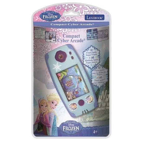 Console portable Compact Cyber Arcade® Reine des Neiges - écran 2.5'' 150 jeux inclus 10 jeux Reine des Neiges BLEU 2 - vertbaudet enfant 