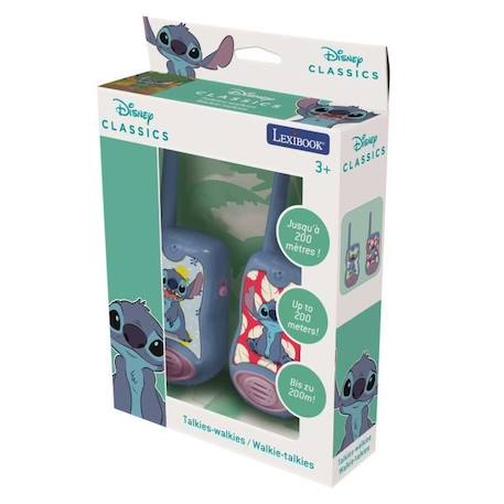 Talkies-Walkies Disney Stitch - LEXIBOOK - Portée 200m - Bleu BLEU 2 - vertbaudet enfant 