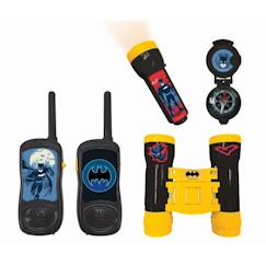 Jouet-Kit d'aventurier Batman - LEXIBOOK - Talkie-Walkies portée 120m, jumelles et boussole