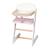 Chaise Haute pour Poupée Scarlett en Bois ROBA - Blanc / Naturel - Coussin Rose - 51,5 x 28 x 28 cm BLANC 1 - vertbaudet enfant 